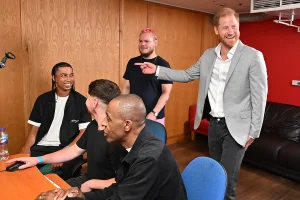Prince Harry visits Nottingham on Sept. 9, 2025.Paul Grover - WPA Pool/Getty